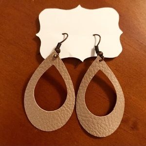 Women’s Faux Leather Earrings